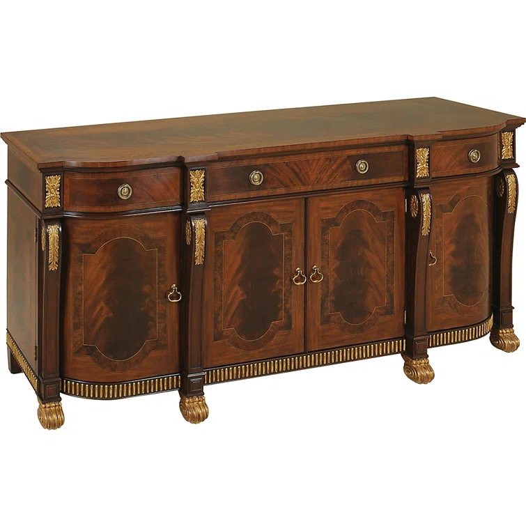 Maitland-Smith Manor 84'' Solid Wood Sideboard