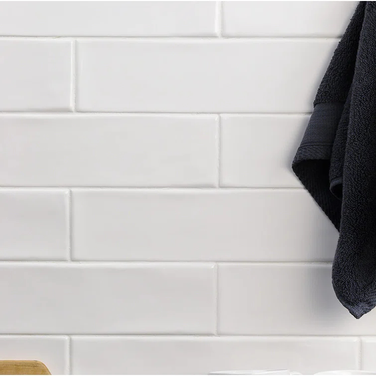 Midland 3'' W x 12'' L Polished Ceramic Subway Tile (5.38 sq. ft. / box)