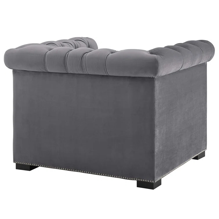 Modway Heritage Upholstered Velvet Armchair