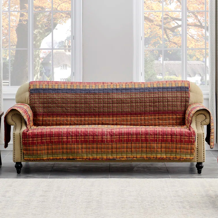 Durango Gold Rush Reversible Quilted Sofa Slipcover