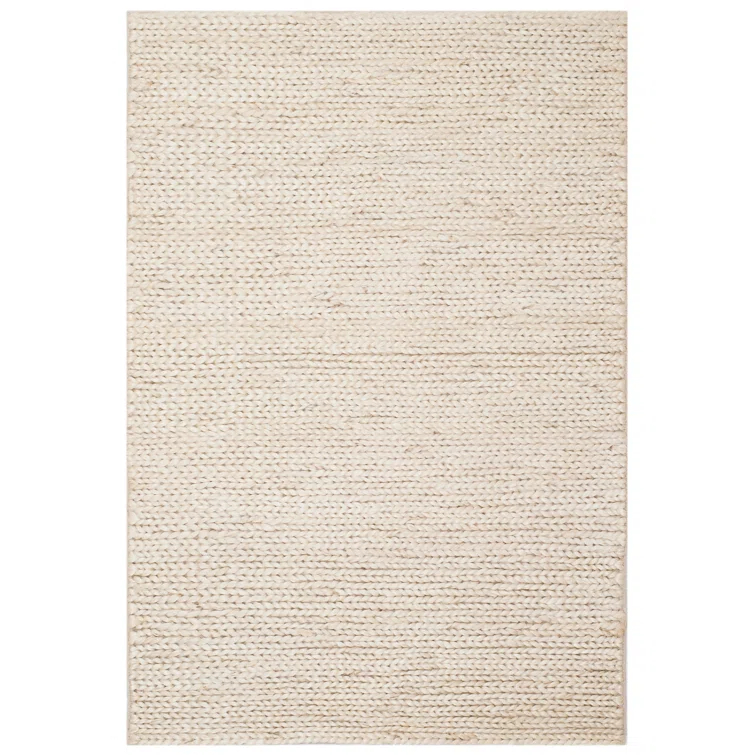 Pennsburg Natural Fiber Hand Woven Jute Chevron Rug