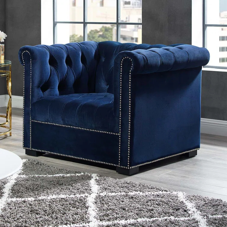 Modway Heritage Upholstered Velvet Armchair