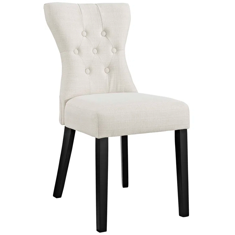 Modway Silhouette Dining Side Chairs Upholstered Fabric
