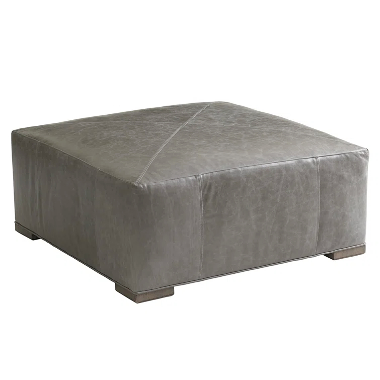Shadow Play Melina Leather Ottoman