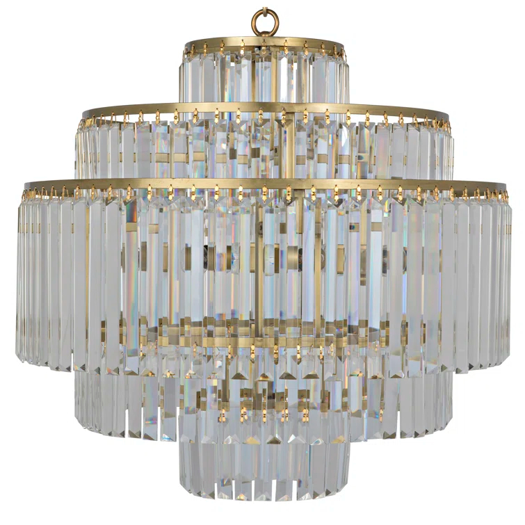 Noir Quintus 4 - Light Tiered Chandelier