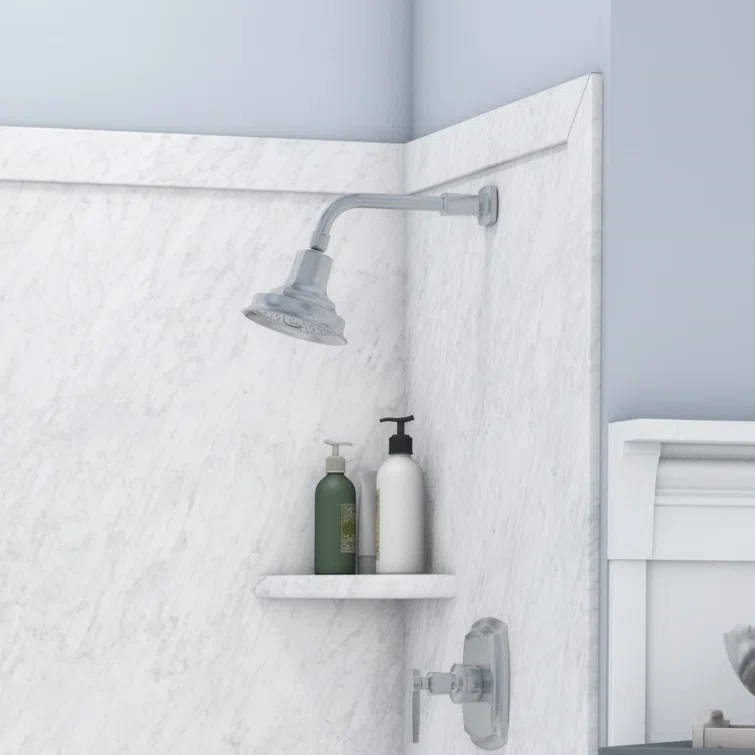 FlexStone Elite 60"W x 32"D x 60"H Alcove Bathtub Surround