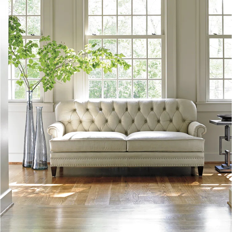 Oyster Bay Hillstead Leather Settee