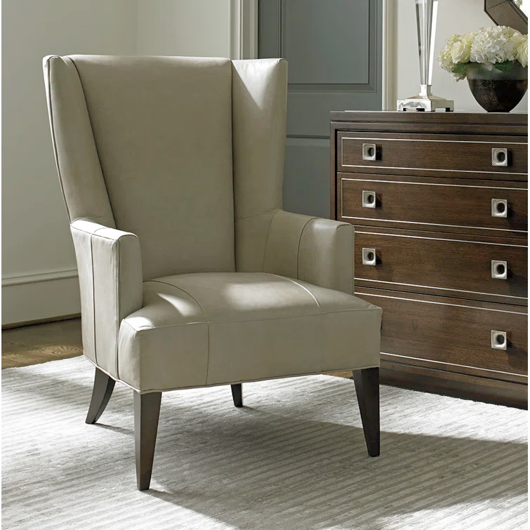 MacArthur Park Brockton Leather Wing Chair