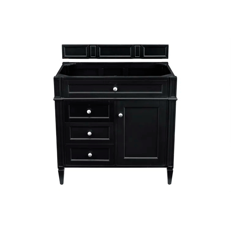 James Martin Vanities 650-V36 Brittany 36" Single Basin Poplar Wood Vanity Cabinet Only -
