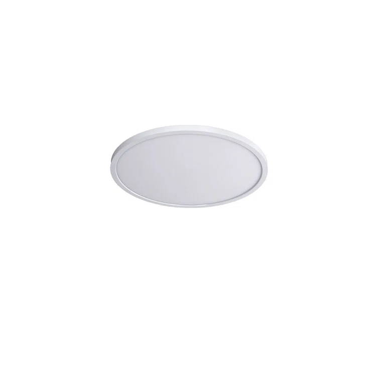 Simple Circle Dimmable LED Flush Mount Light