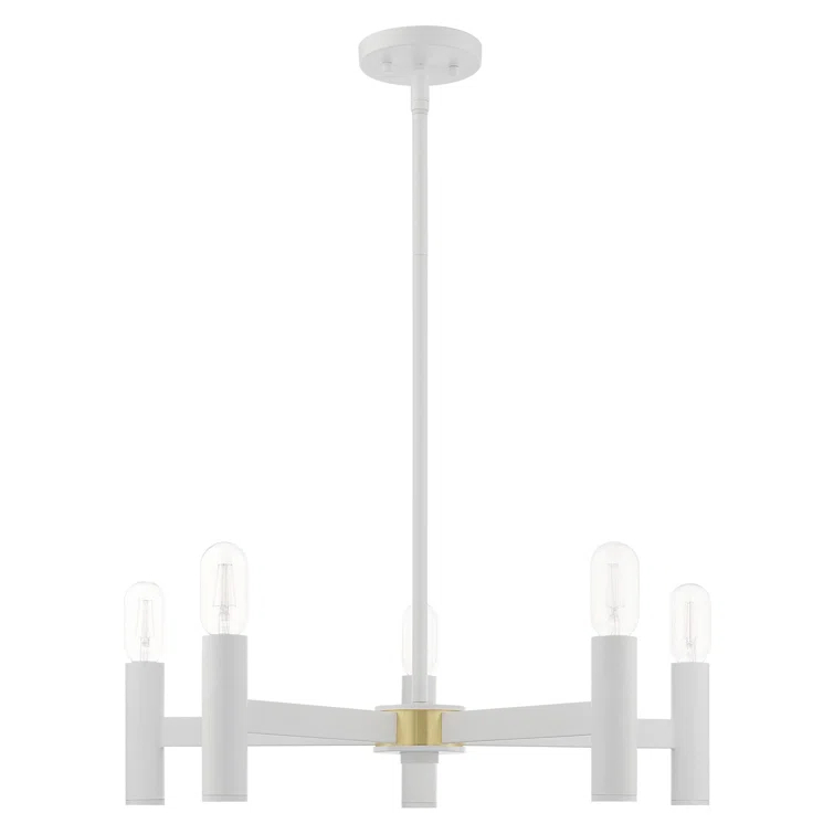 Martella 5 Light Metal Dimmable Geometric Chandelier