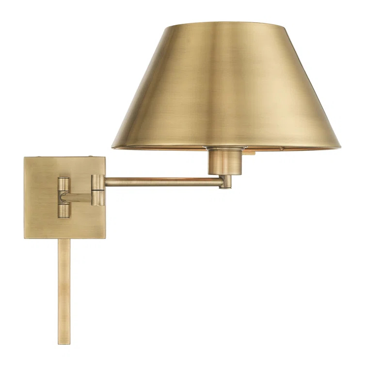Brevan Steel Swing Arm Sconce