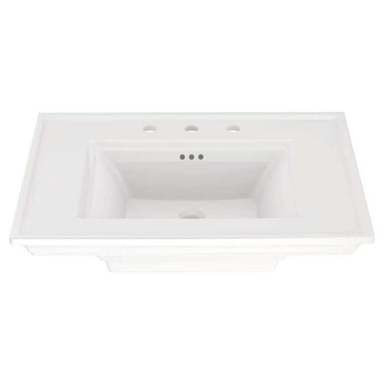 American Standard Town Square S 22.5'' Ceramic Rectangular Bathroom Sink with Overflow