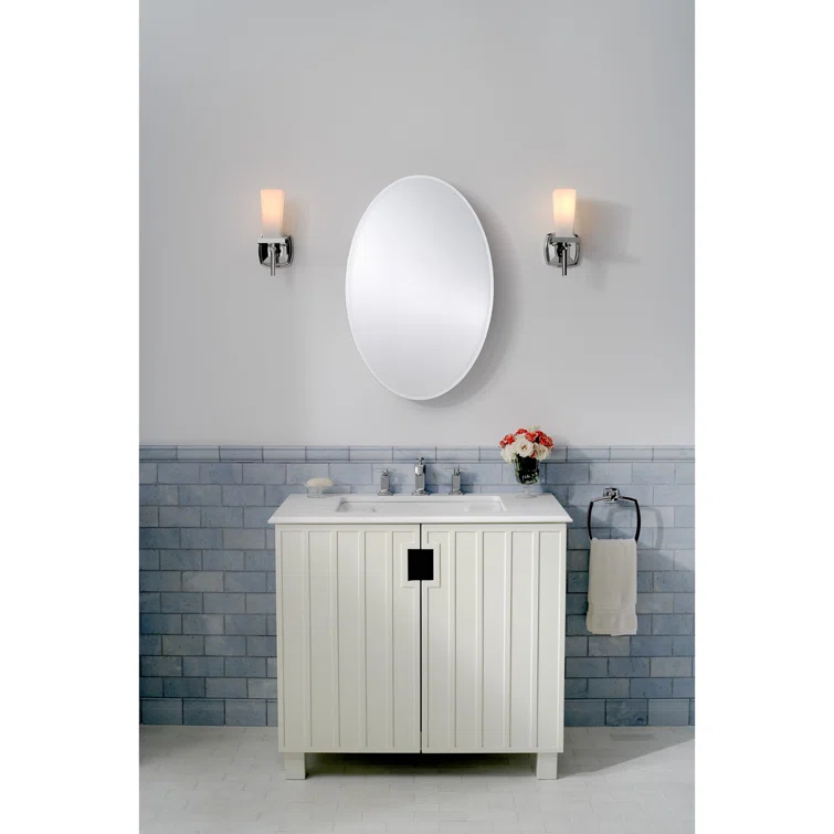Alteo Metal Rectangular Undermount Bathroom Sink with Overflow