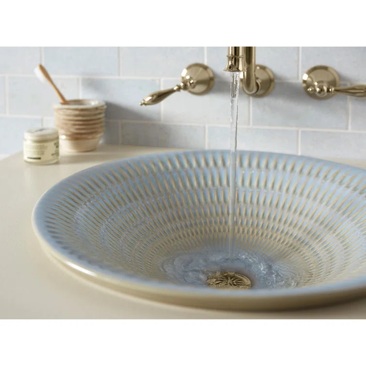 Kohler Derring® Carillon , Artist Editions Round Carillon Wading Pool Bathroom Sink