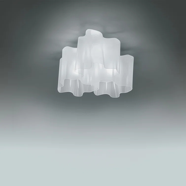 Artemide Logico Triple Linear Semi Flush Mount