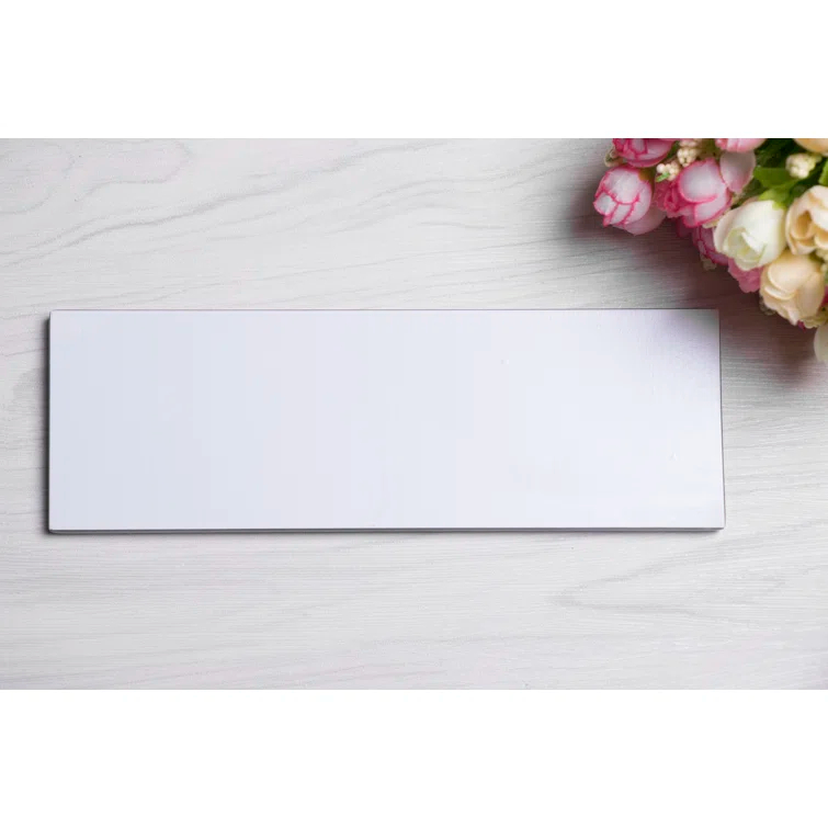 Premium Hand Painted 4" x 12" Straight Edge Glass Subway Tile