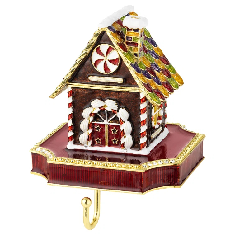 Holiday Gingerbread Box Stocking Holder