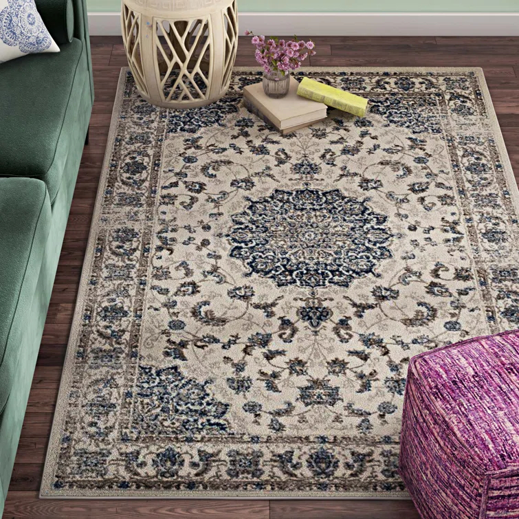 Modway Lilja Distressed Vintage Persian Medallion Area Rug