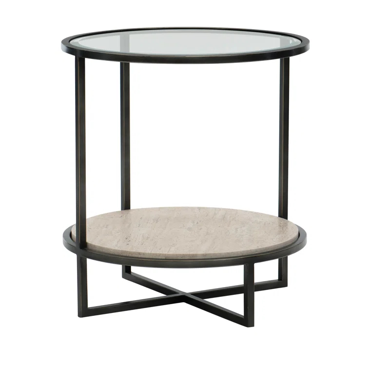 Harlow Glass End Table