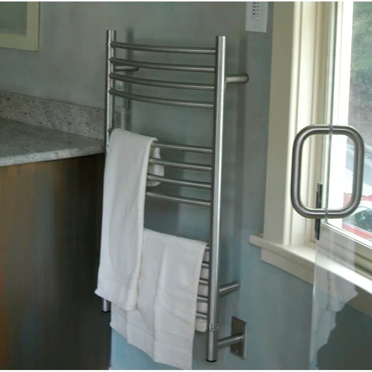Jeeves Wall Mount Electric C Curved Towel Warmer