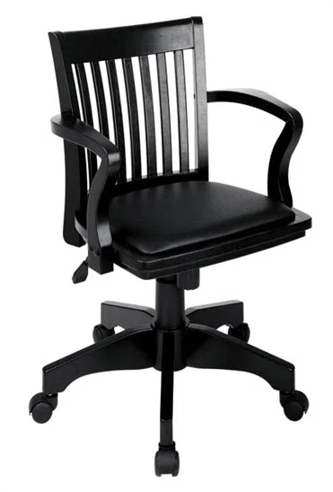 Office Star Products Genevieve Vinyl Bankers Chair