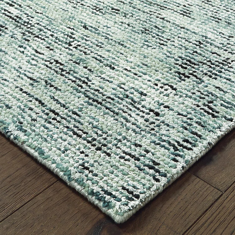 Legends Handmade Tufted Blue/Teal Area Rug