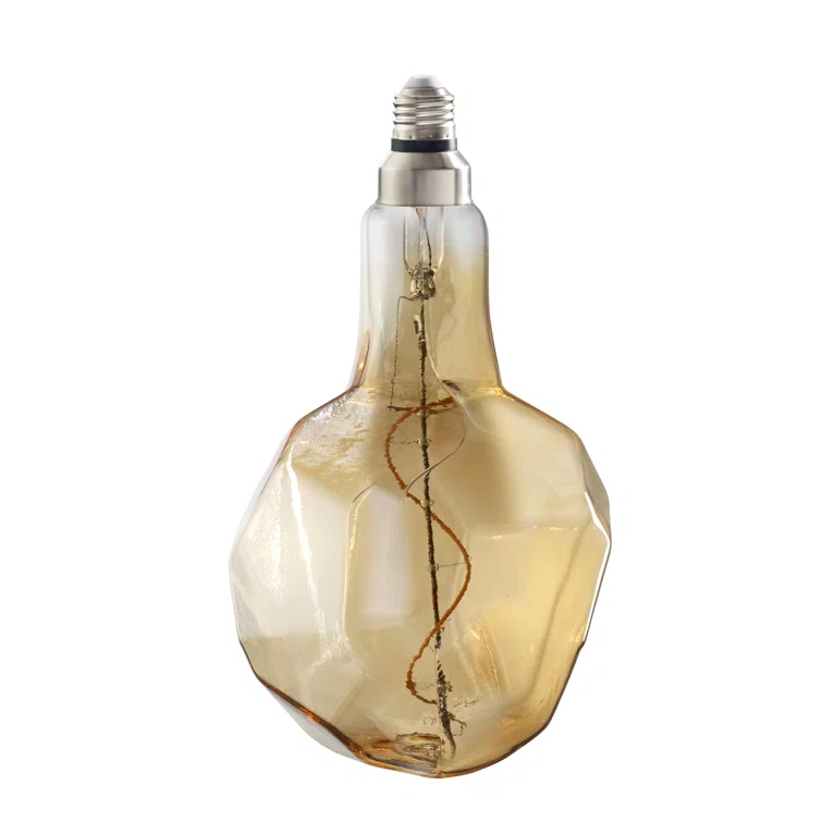 Oversized Jewel Antique LED Edison Bulb, 60 Watt Equivalent, E26 Dimmable