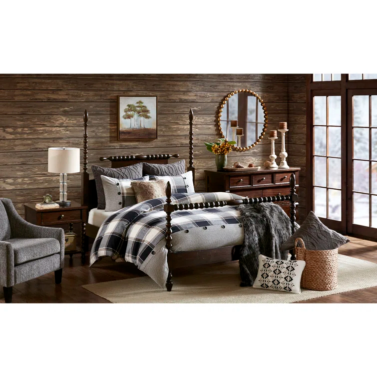 Madison Park Signature Urban Cabin Cotton Jacquard Luxury Comforter Set