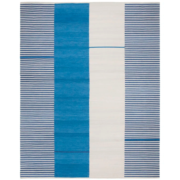 Lauren Ralph Lauren Flat Weave Wool Striped Rug