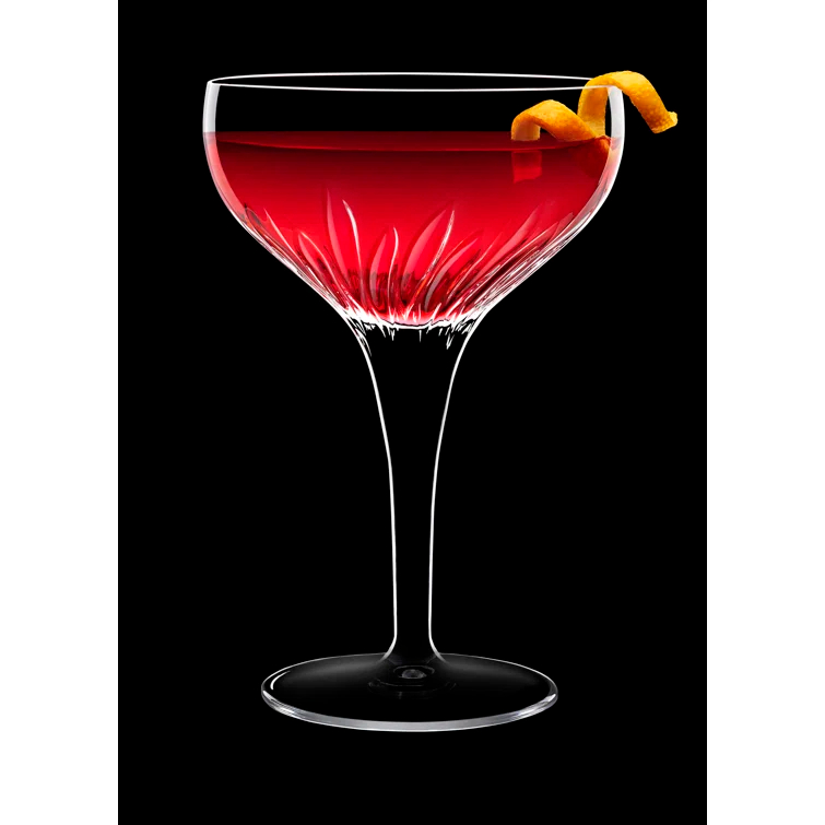 Luigi Bormioli Mixology 7.5 Oz Coupe Cocktail Glasses Set of 4