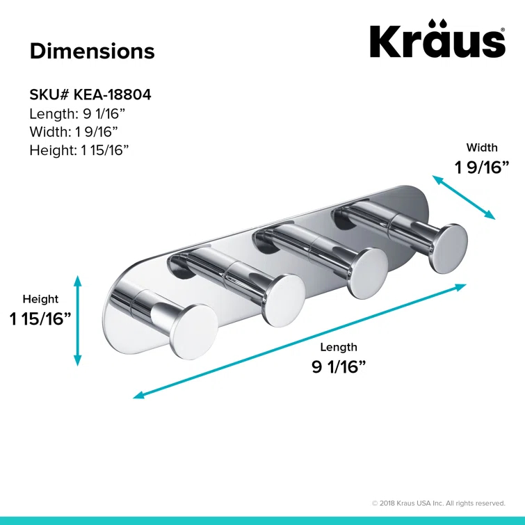 Elie Wall Mounted Robe Rack