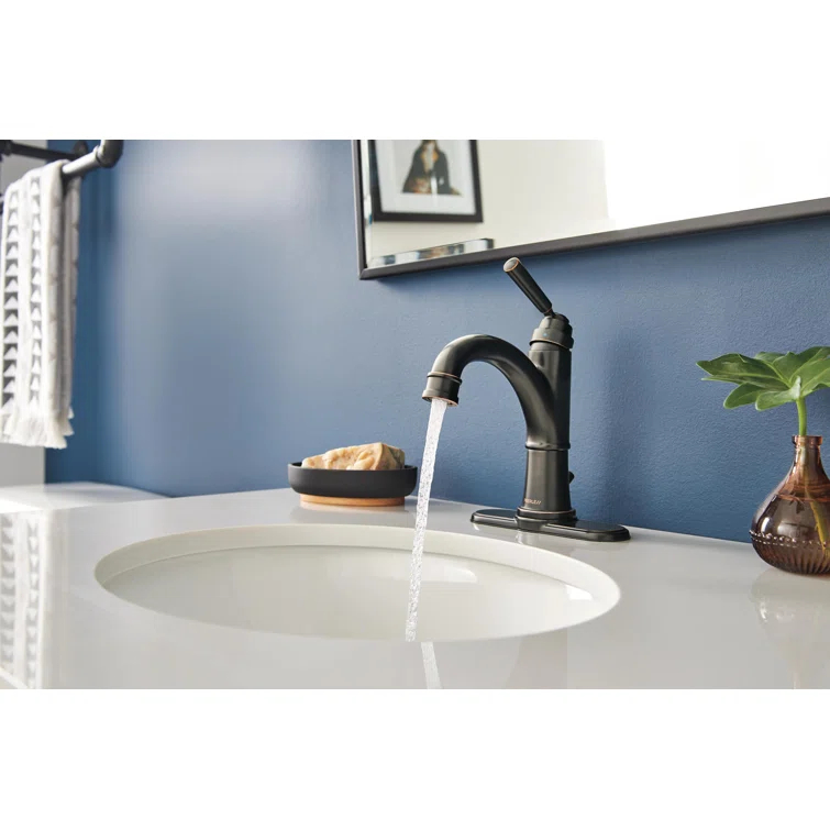 Westchester Single-Hole Bathroom Faucet with Drain Assembly