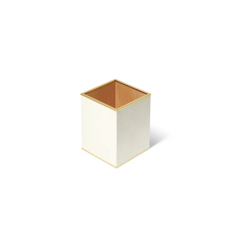 Manufactured Wood Open Waste Basket - 3 Gallons