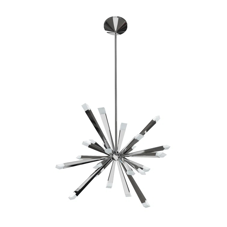 Starburst 29" Single Tier Chandelier