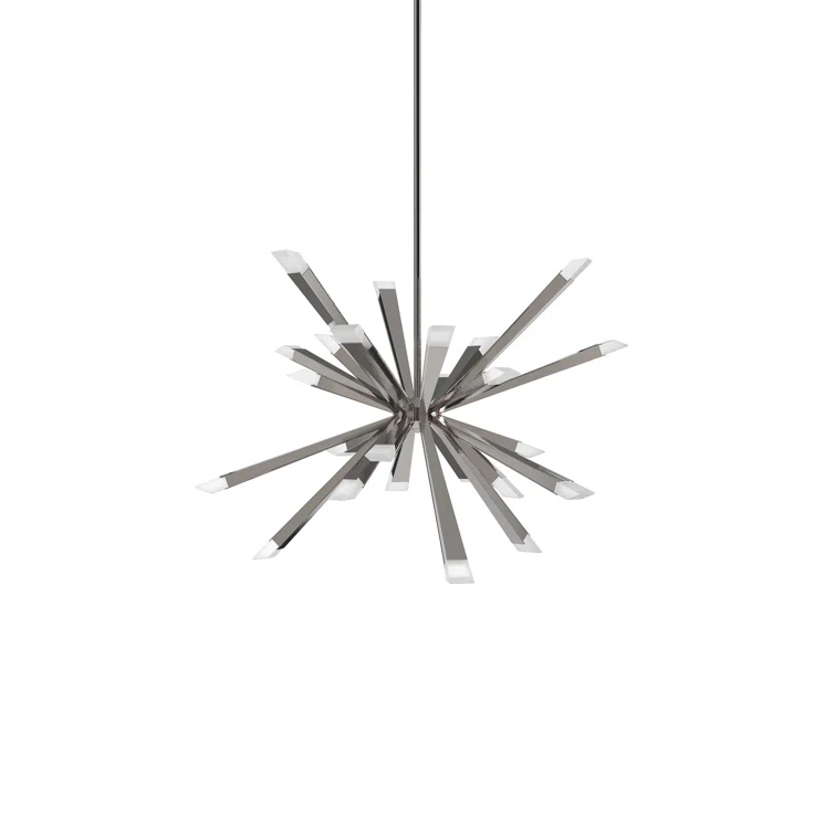 Blackjack Lighting Starburst 29" Single Tier Chandelier
