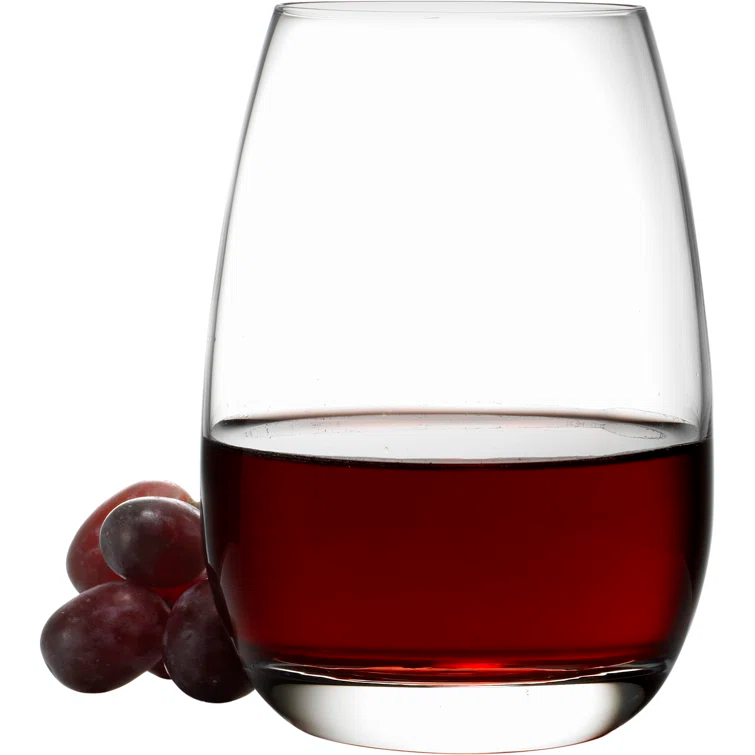 Luigi Bormioli Michelangelo Masterpiece 15.5 oz Stemless Drinking Glasses (Set of 4)