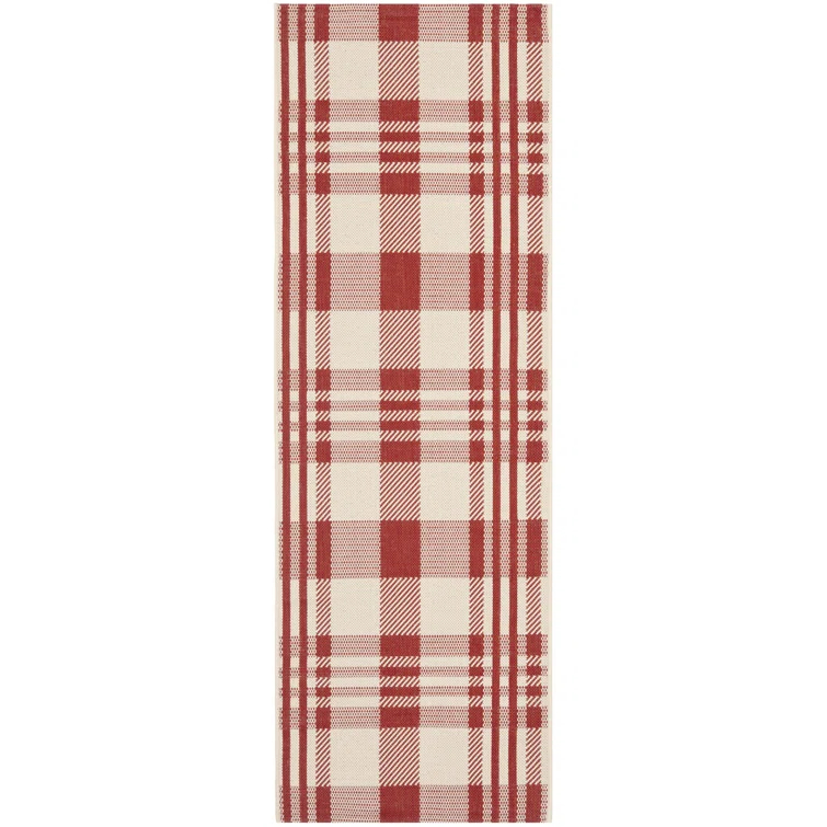 Courtyard Performance Plaid Rug