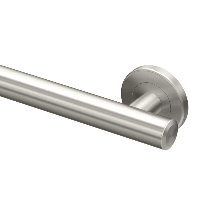 Latitude II Stainless Steel Wall Mount Grab Bar | ADA Compliant Safety Bar For Bathroom