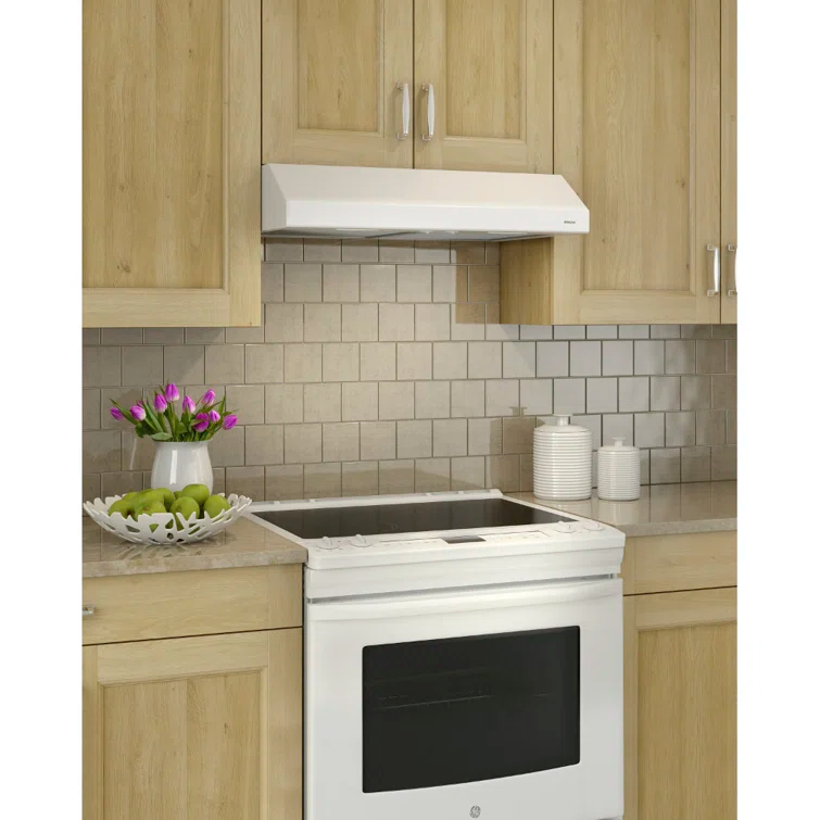 Broan NuTone 30" Stainless Steel 300 CFM Convertible Under Cabinet Range Hood with Mesh Filter