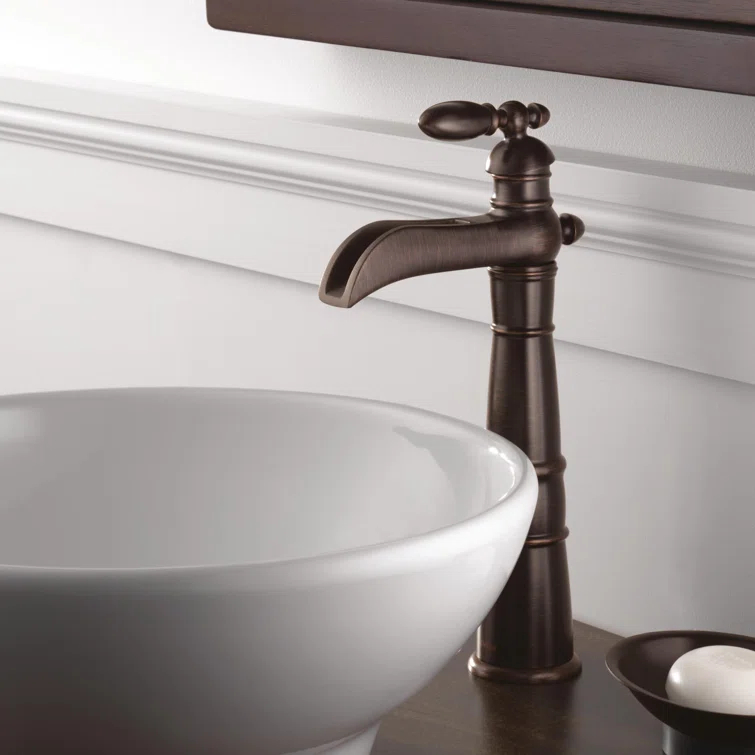Cassidy™ Single Hole Vessel Bathroom Faucet, Single Handle Vessel Bathroom Sink Faucet