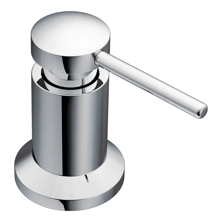 Moen Deck Mounted Kitchen Soap Dispenser with Refillable Bottle