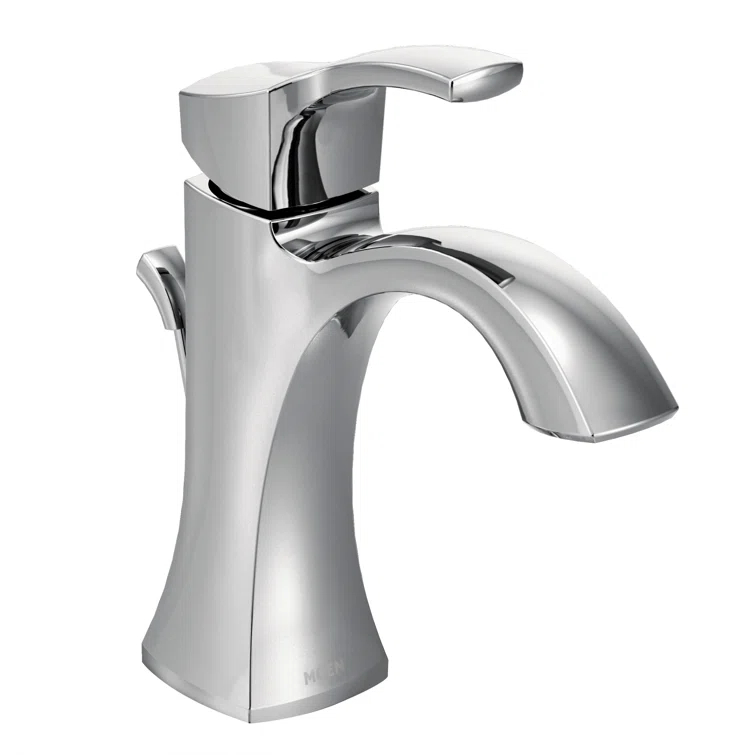 Moen Voss Single Hole Bathroom Faucet with Drain Assembly