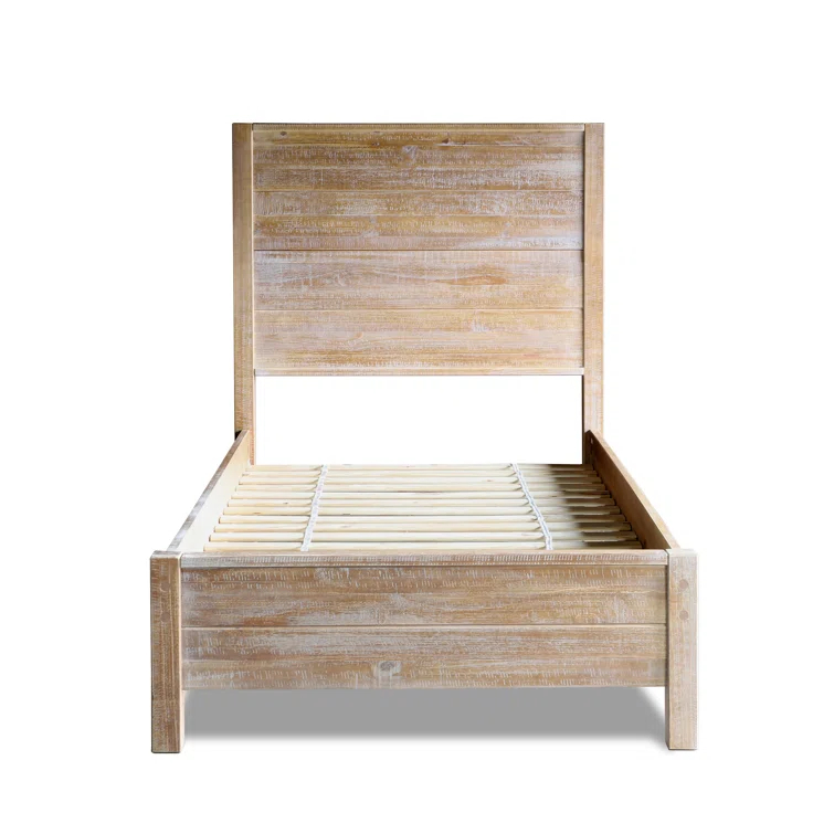 Montauk Solid Wood Panel Bed