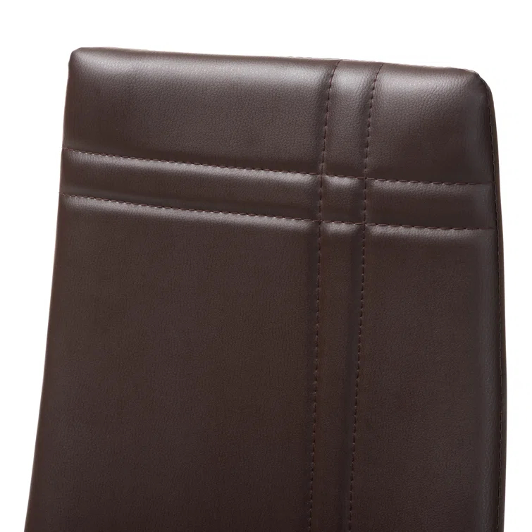 Barsby 22'' H Faux Leather Upholstered Parsons Chair