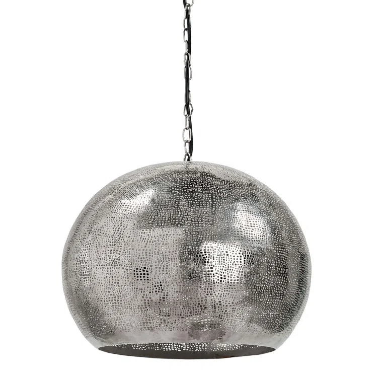 Regina Andrew Pierced Metal Sphere Pendant