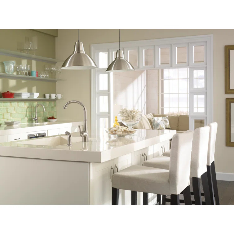Moen Arbor One Handle High Arc Pulldown Bar Faucet with Reflex Technology