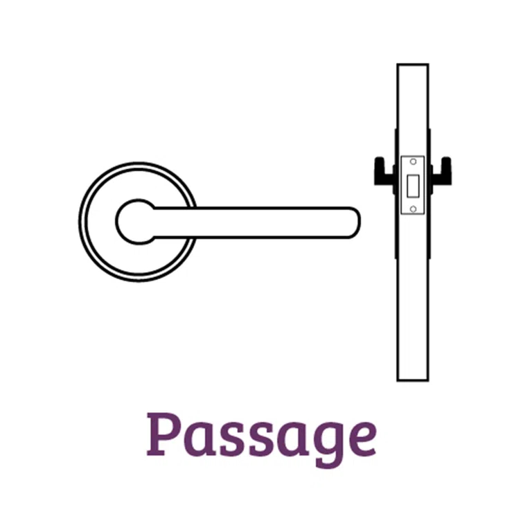 Layton Safelock Passage Door Lever
