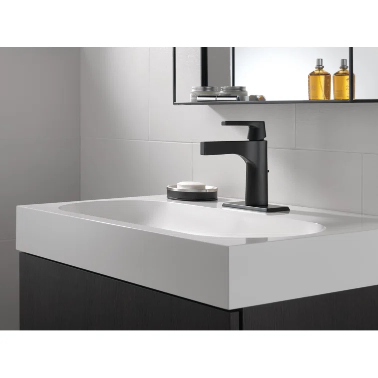 Zura Single Hole Bathroom Faucet with Drain Assembly