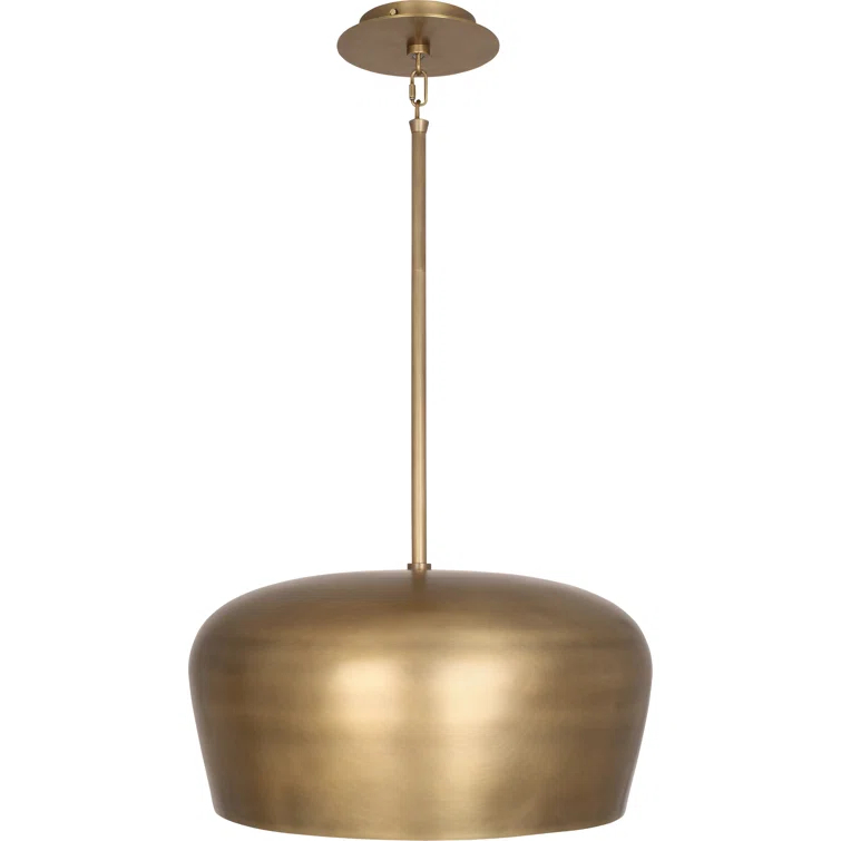 Galaxy 1 - Light Warm Brass Single Pendant